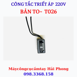 TRIẾT ÁP MÁY MÀI GIÁP ĐÁNH BÓNG : BẢN TO kí hiệu TO26 . BẢN NHỎ kí hiệu MOO2 -2 50VAC-50Hz
