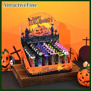 AttractiveFine Halloween Mini Bút bi bốn màu dễ thương phim hoạt hình 4 màu có thể thu vào bút bi học sinh Quà Tặng văn phòng phẩm