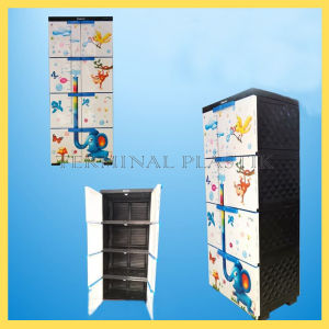 LEMARI PLASTIK 4 SUSUN BUBBLE STAR GAJAH