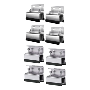 4Pcs Marine Solar Panel Mounts Quick Installation Roof Top Brackets High Load Capacity Solar Mounting Clamps for Boats