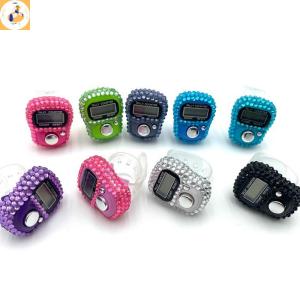 EOY Electronic Finger Counter Ring Finger Click Portable Resettable Digital Display Counter Golf Count Braided Prayer Accessories
