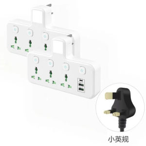 Singapore 3 WAY White Universal Extension Power Socket UK 3 PIN PLUG Safety Wireless Outlet with Night Light with Switch 2USB TYPE C Plug-in Household Smart British Standard Plugboard Power Converter Power Strips Multiplug Wall Socket Power Board 排插座
