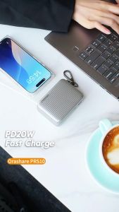 【CASH ON DELIVERY】 [CCC ]Orashare PRS10 10000mAh Powerbank Built-in Retractable USB-C Cable 22.5W Portable With Hook