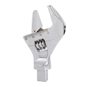 0-30mm Adjustable Spanner Wrench Interchangeable Head Alloy Steel Open End Wrench Head for Home and Industrial Tasks