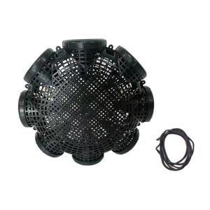 8 lỗ lươn bẫy lồng câu cá ngoài trời lồng giỏ Ánh sáng trọng lượng Lồng cá cho dễ dàng lưu trữ và vận chuyển