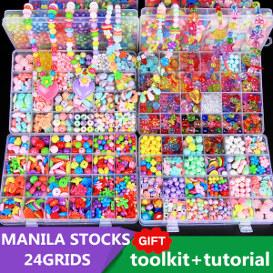 Great-King 1box Acrylic Beads Set for Jewelry Making Kids Adults Craft art DIY kids Birthday Gift