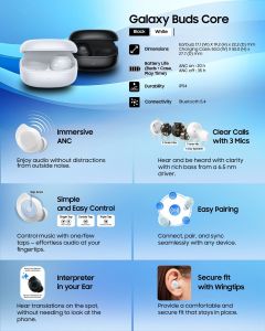 Samsung Galaxy Buds 4 | Buds 4 Pro Original Earphones | AI True Wireless Bluetooth Earbuds | HiFi Sound Quality | Buds 3 | Buds 3 FE | Buds Core | Original Malaysia New Set