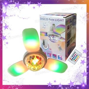 Disco Fan Light (GM0703A27) Bluetooth Speaker 35W (White light + RGB)
