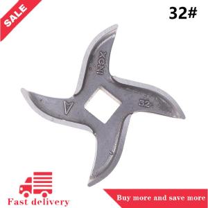 [COD] Cho máy xay thịt lưỡi thép không gỉ rùa trở lại dao lưỡi chéo phụ kiện 5 8 10 22 32 loại thịt cắt lưỡi