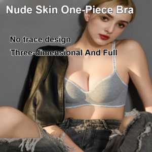 Small Breasts Underwear Without Scar Round Letters/Nude Seamless Push-Up Bra With Letter Design Skin-Friendly And Round-Shaped Underwear