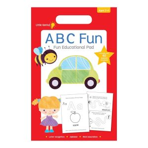 Little Genius Small Pad Fun Learning ABC Book (48 pages) 3-4 years old