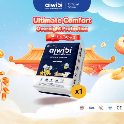 Aiwibi Baby Diapers Ultimate Comfort (Tape)