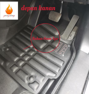 Karpet Mobil Tahun 2018-2023 Toyota CH-R HYBRID 5D Carbon Presisi Plug and Play Tahan air For Yongxing