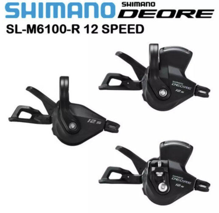 Shimano DEORE M6100 Shifter 12 Speed MTB Mountain Bike Shifter Clamp ...