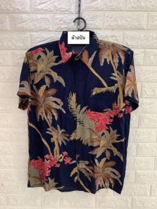 สินค้าพร้อมส่ง เสื้อสงกรานต์ เสื้อลายดอก เสื้อเชิ๊ตลำลอง เสื้อ เสื้อผ้าผู้ชาย แฟชั่นผู้ชาย เสื้อเชิ๊ต เสื้อคอปก งานผ้าสปัน