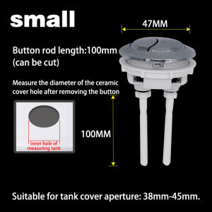 【Dual Flush】Tombol Closet Toilet/Tombol Pencetan Closet/Tombol Kloset Duduk