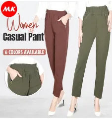 Women Black Slack Pants [M12339]