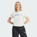 adidas ไลฟ์สไตล์ เสื้อยืด The Soft Side Linear ผู้หญิง สีเขียว IT1427. 