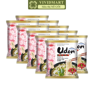 [SET 10 GÓI] - ACECOOK - Mì Udon Sưkisưki 2 vị: hương vị Nhật Bản và Udon trộn vị bò xốt Teriyaki (75-82g/gói) - Udon Sưki Sưki công nghệ Nhật Bản - Udon trộn Sukisuki - Mì ăn liền Udon Sưki Sưki Nhật Bản sản xuất tại Việt Nam