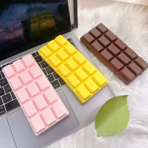 Chocolate Bar Squishy Toy Soft Slow Rising Fun Relax Relieve Stress Non-Toxic Safe for Kids Pocket Size Perfect Gift for Kids and Adults