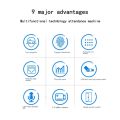 Original ZKTeco Biometric Face Recognition Fingerprint Time Attendance Machine LCD Digital Time Recorder Clock Punch Card Machine Bundy Clock Time Recorder Employee Check in. 