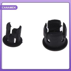 【CANAMEK】 50Pcs 3mm 5mm Plastic LED Holders Clips-Bezels Mounts Cases Housings Black