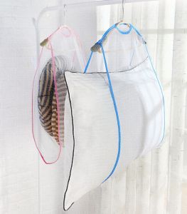 Đa mục đích hai lớp sấy gối túi lưới Windproof màng mịn Giá phơi quần áo lưu trữ nguồn cung cấp