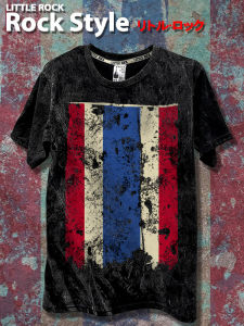 เสื้อยืดแขนสั้น คอกลม Little Rock ลาย ธง ไทย ผ้าดำฟอกลาย และ ผ้าดำล้วน เนื้อผ้านุ่ม ใส่สบาย สไตล์วินเทจ ใส่ได้ทั้ง ผู้หญิง ผู้ชาย มีหลายขนาด ถึงขนาดใหญ่มาก สินค้าพร้อมจัดส่ง