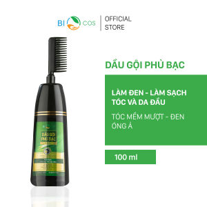 Dầu Gội Phủ Bạc Thảo Dược BIOCOS - Tóc Đen Mượt Ngay Từ Lần Gội Dầu Tiên 200ml