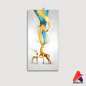 HIASAN DINDING PEMANDANGAN RUSA EMAS AESTHETIC (3 IN 1) & ECER KAMAR DEKORASI RUMAH (15X30) WALL DECOR AESTHETIC DECOR KAMAR RUSA