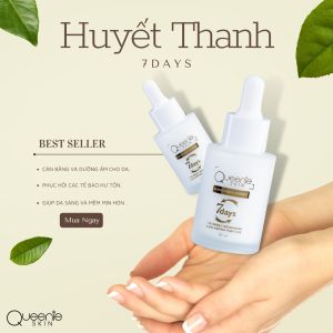 HUYẾT THANH 7 DAY QUEENIE SKIN Dưỡng Trắng Căng Mịn