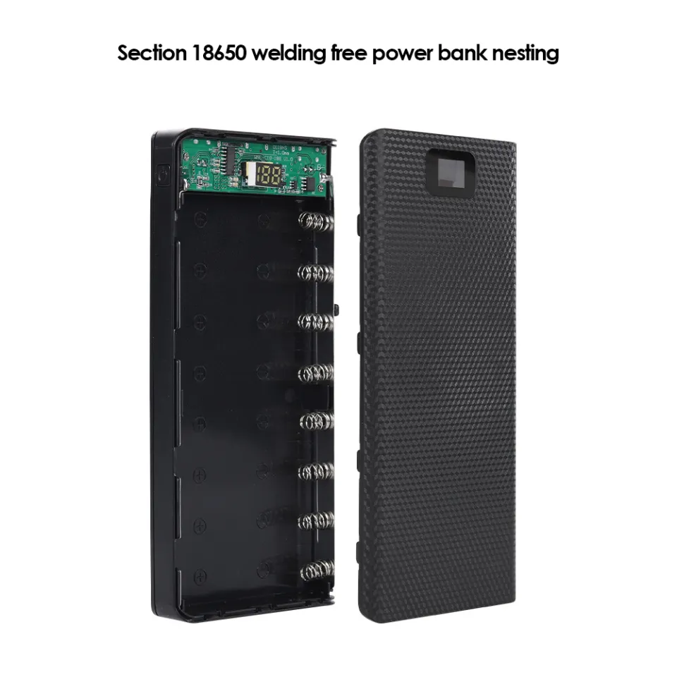 thumbnail image 2 of DIY Power Bank Case Kit - QC 3.0 Fast Charger Box Shell For 18650 Batteries (No Batteries) 2 of 3