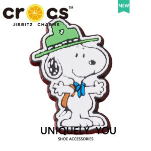 shoes charm cross Snoopy หัวเข็มขัดรองเท้า 24 ใหม่ การ์ตูนน่ารัก อุปกรณ์เสริมรองเท้า