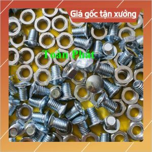 Ốc sắt lắp kệ sắt V lỗ chất lượng