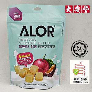 (READY STOCK) Alor Freeze Dried Yogurt Bites/ Alor冻干乳酪水果块 / Ketulan Yogurt Kering Beku Alor 30g ~~Durian Passion Fruit Blueberry Strawberry Chocochips