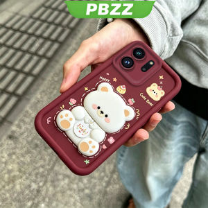 PBZZ Case for OPPO Reno 15 pro MAX reno15 Reno 15F 5g phone casing Softcase Silicone shockproof Cover new design aesthetic with holder 360 °   rotate cute Bear for men JTXX3