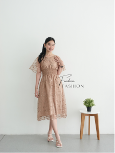 Feodora fashion / Dress Flora / dress pesta premium / gaun pesta terbaru / dress kondangan (GOOD QUALITY)