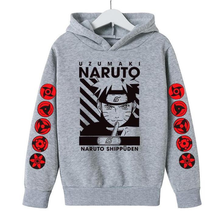 Fashion Student Casual Naruto Anime Hoodie Kids Streetwear Child Sports Long Sleeve Lazada Singapore