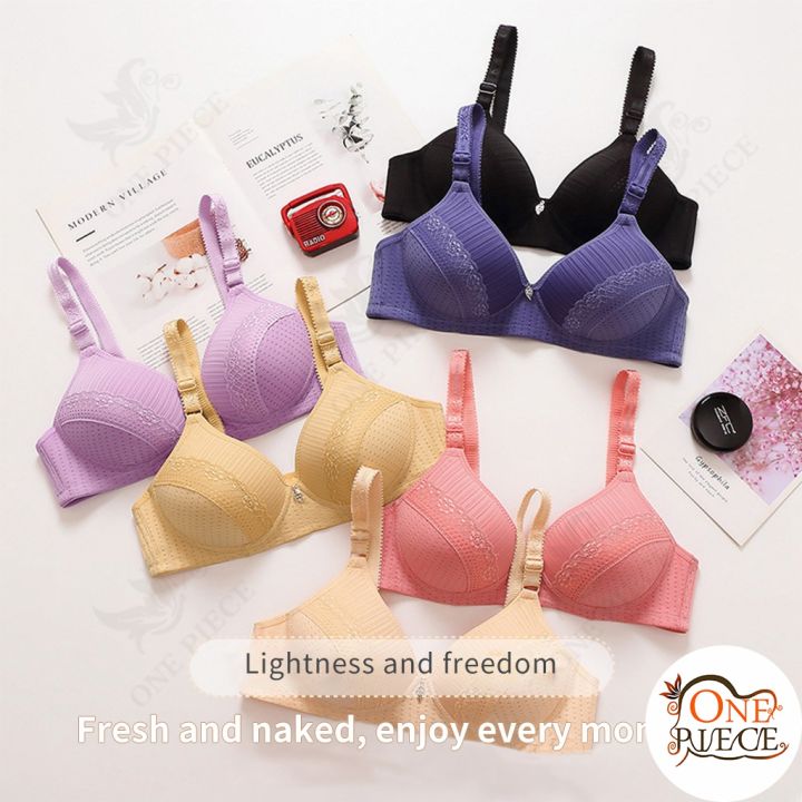 Cup B 36B-44B Plain Underwire Bra Push-up Bra Non-wire Fashion