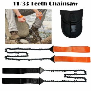 IFFINE Portable Wire Saw Multi Function 11/33 Teeth Survival Chainsaw High Quality Durable Pocket Manual Saw Field Work