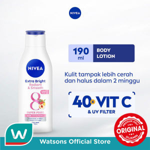 Nivea Body Lotion Extra Bright Radiant & Smooth UV Filter 190ml