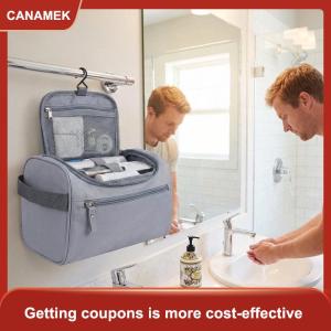 【CANAMEK】 Công Suất Lớn Du Lịch Mỹ Phẩm Túi Trang Điểm Tổ Chức Cho Phụ Nữ Đa Chức Năng Rửa Zip Pouch Cho Sử Dụng Hàng Ngày Kỳ Nghỉ Lưu Trữ
