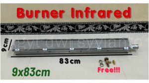 Burner Infrared Kompor Stove keramik Ceramic Infrared Gas LPG Burner 83x9cm