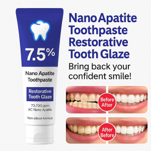Toothpaste Comfort Nanotechnology Fluoride-free Formula Strong Stain Removal Power Mild