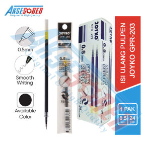 Gel Pen Refill Joyko [GPR-203/24 pcs] / Isi Ulang Ball Pen / Ballpoint / Isi Pulpen 1 Pack