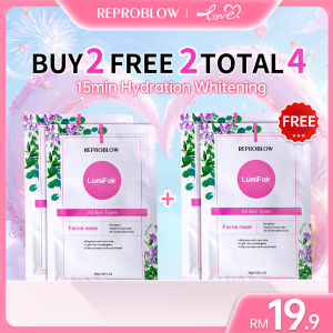 【Buy 1 Free 1】REPROBLOW Centella Soothing Repairing Facial Mask Dryness Redness Panthenol Hydration Skin Barrier Repair Wajah LumiFair Moisturizer