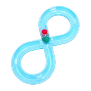 OUTOPEN Funny Cat Fun Track 8 Shaped Tunnel Design Pet Turntable Cat Tunnel Plastic Interactive Cat Toy Exercise