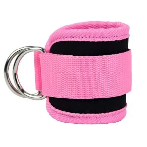 ZENO Neoprene Padded Gym Ankle Straps Adjustable Straps Double D-Ring Leg Training Straps Safety Safety Buckle Ankle Weight Straps Gym Workouts