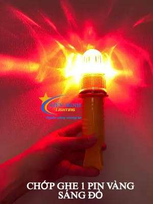 Đèn chớp ghe tàu 1 pin/2 pin đèn nháy cảnh báo lắp đặt trên tàu hàng tàu du lịch tàu dầu...