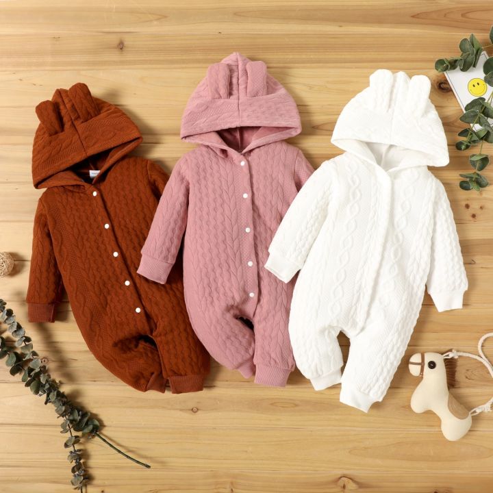BOBO* Romper for Baby Boy Girl 0-18 Months Autumn Winter Thickened